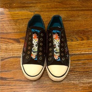 Y2K vintage Ed Hardy sneakers